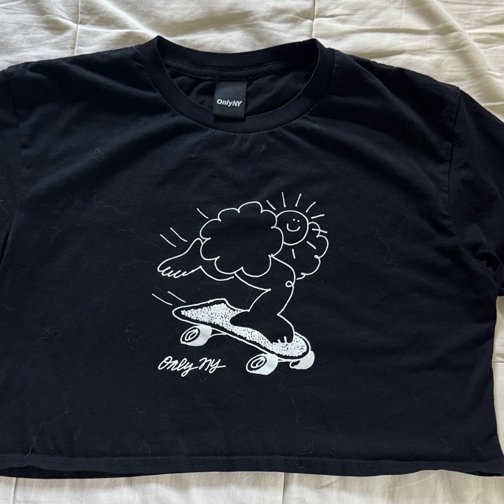 Cropped tee only NY